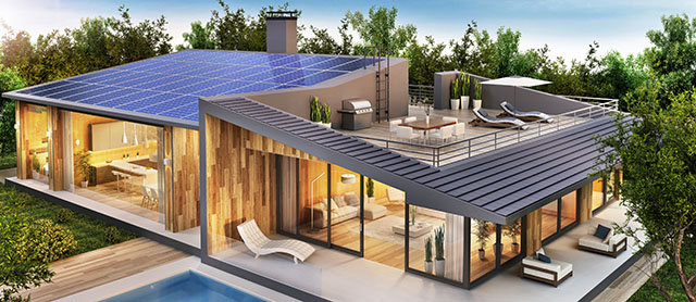 Panneau photovoltaïque Les Lilas
